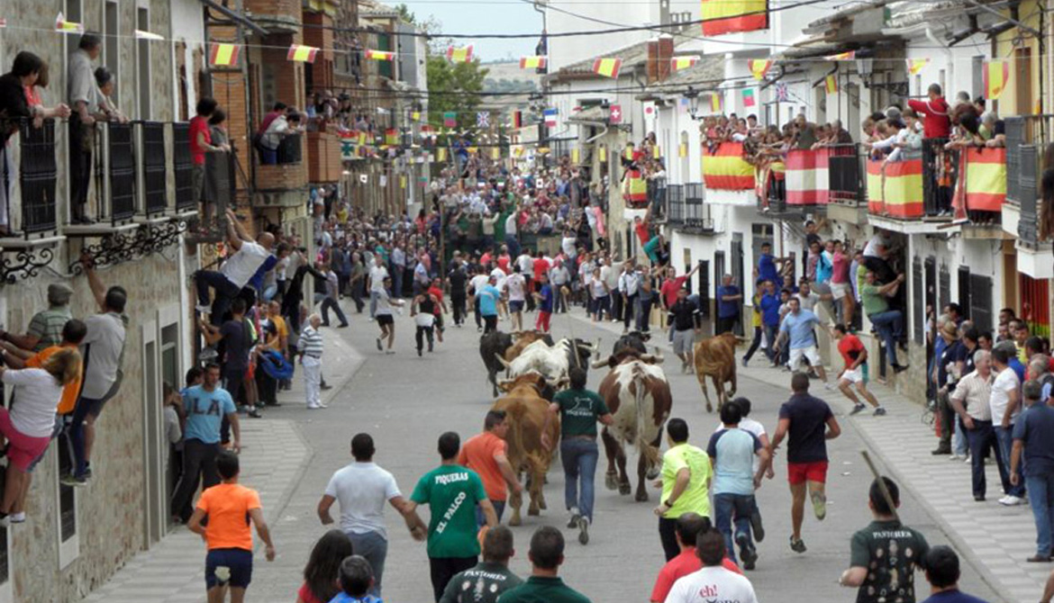 FIESTAS DE SAN MIGUEL, ENCIERROS, VILLAMARIQUE, CIUDAD REAL